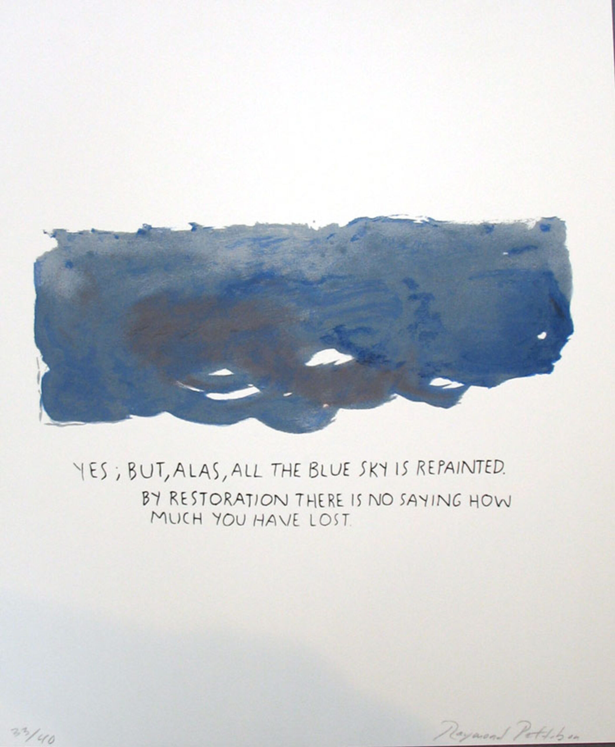 Yes, but Alas by Raymond Pettibon