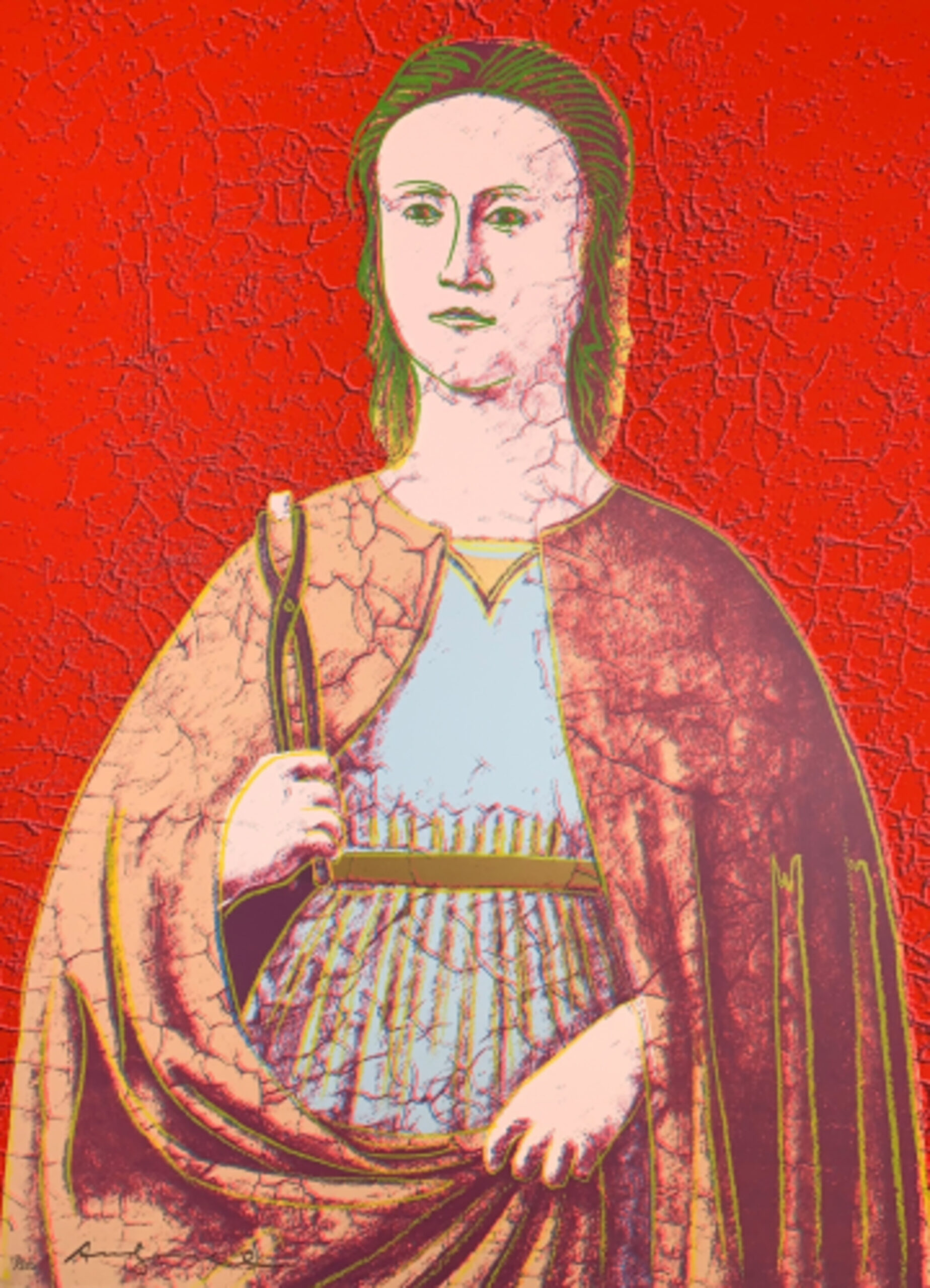 Saint Apollonia (F. & S. II.330) by Andy Warhol