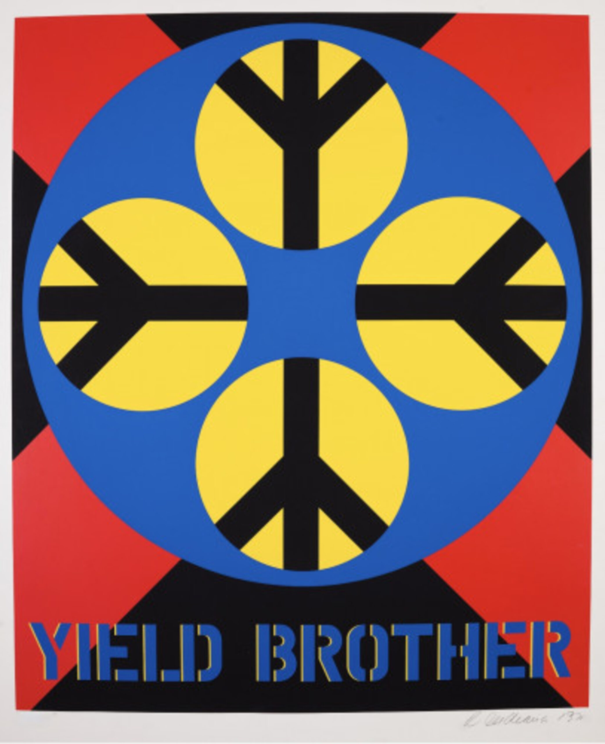 Yield Brother by Robert Indiana