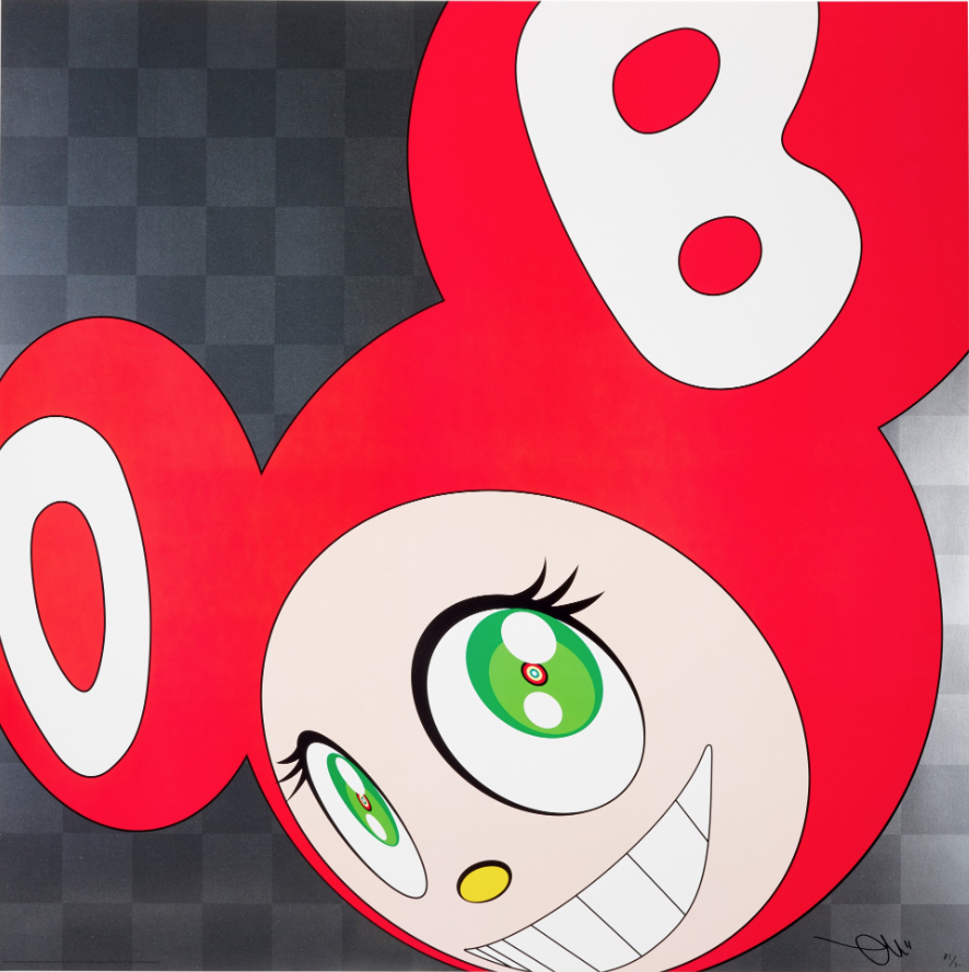 And Then…(Red), 2011, Takashi Murakami