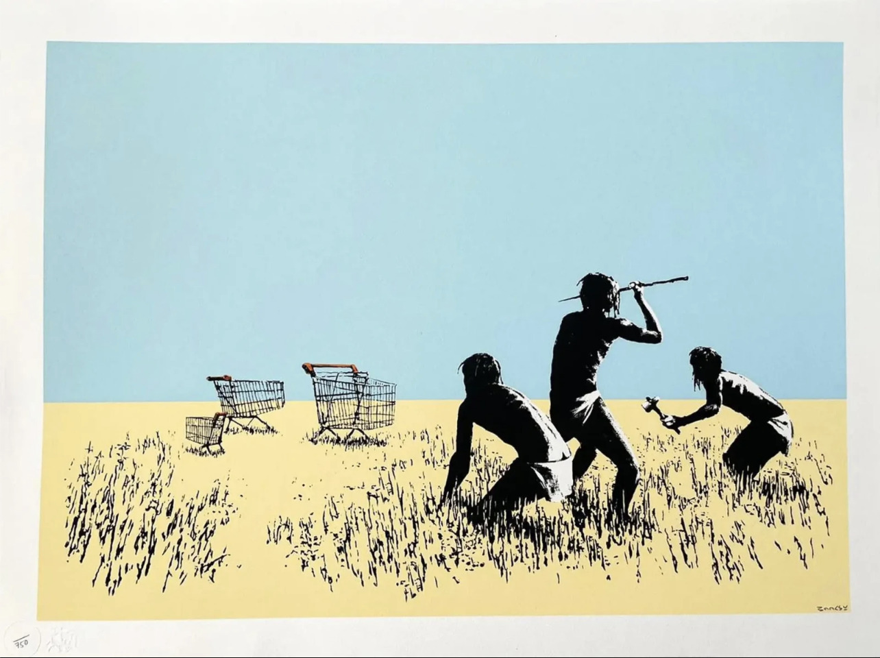 Trolleys (signed) by Banksy