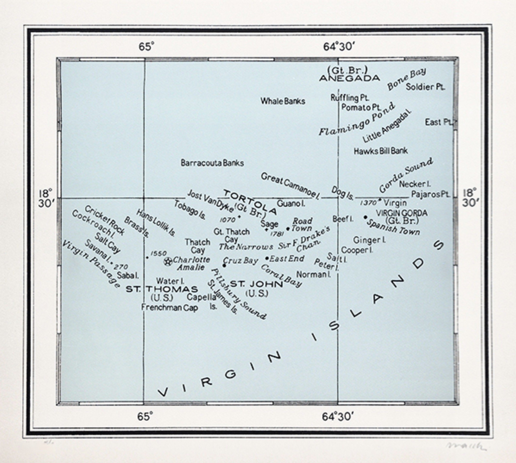 Islas vírgenes by Jorge Macchi