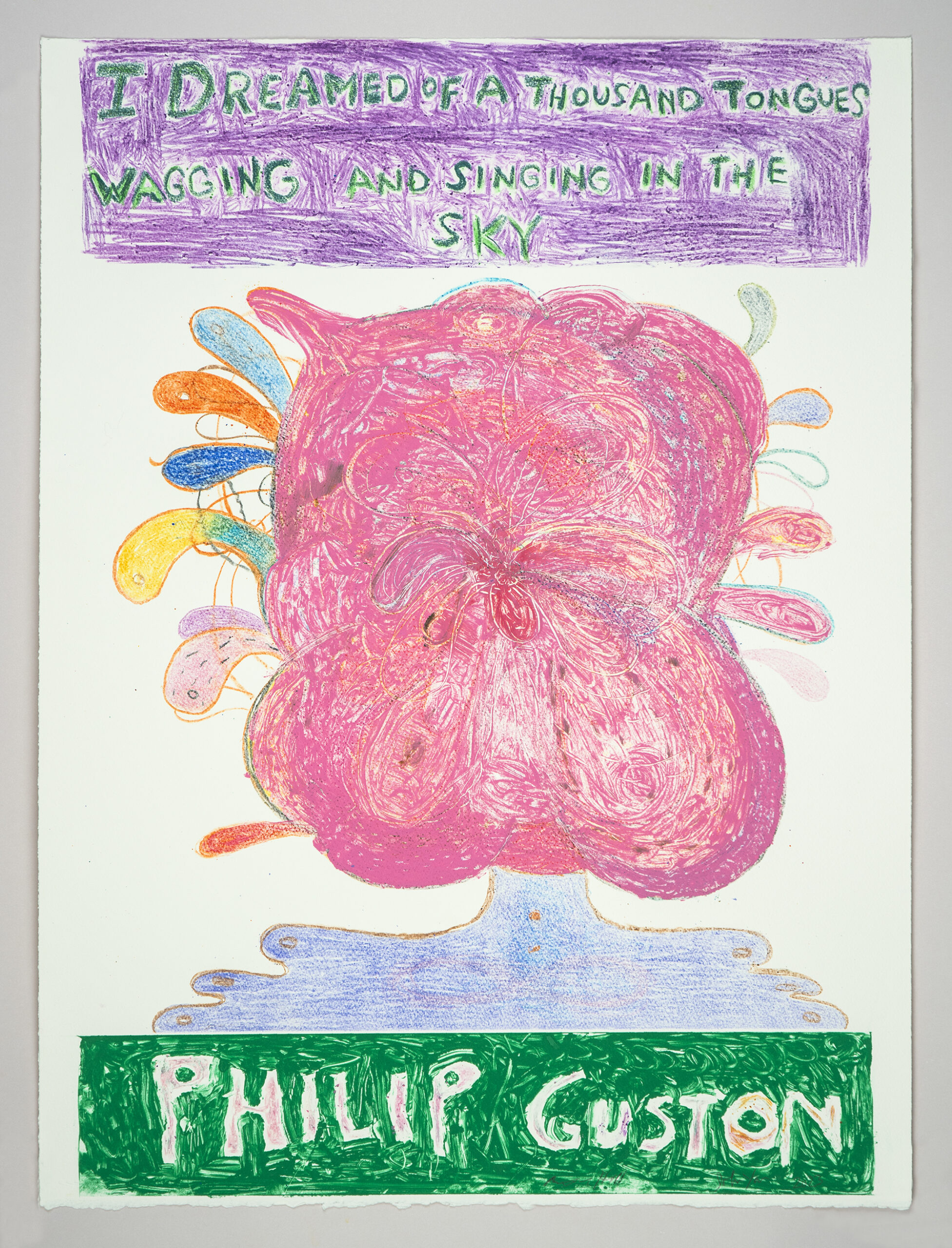 I Dreamed Of A Thousand Tongues Wagging And Singing In The Sky/Philip Guston, I by John Yau & Richard Hull