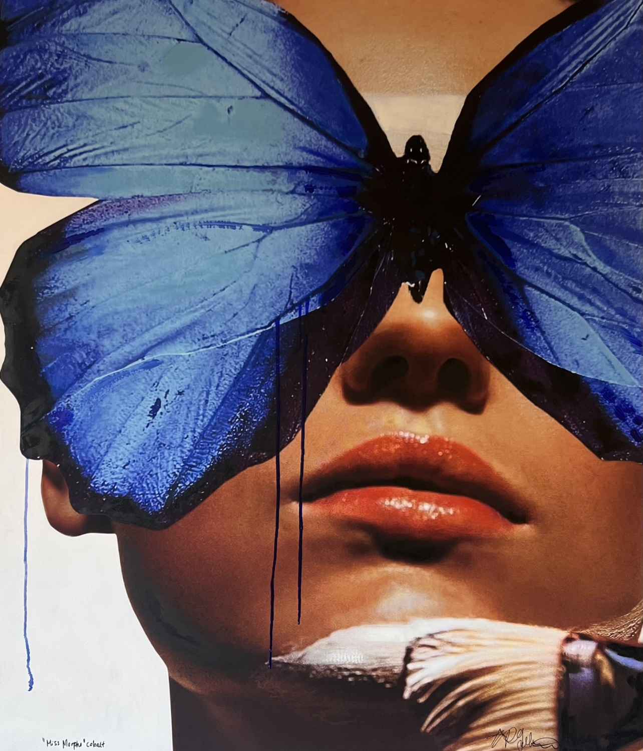 Miss Morpho Cobalt by Amanda Johnstone