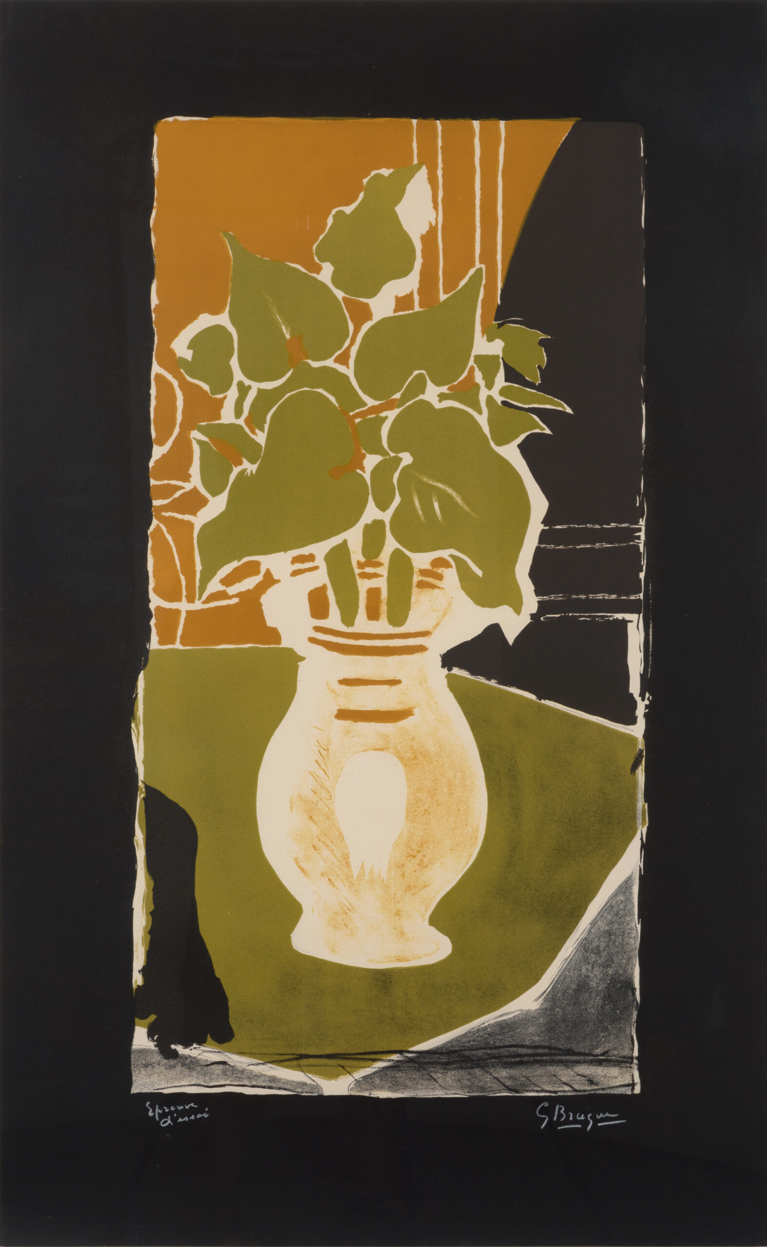 Feuilles Couleur Lumière by Georges Braque