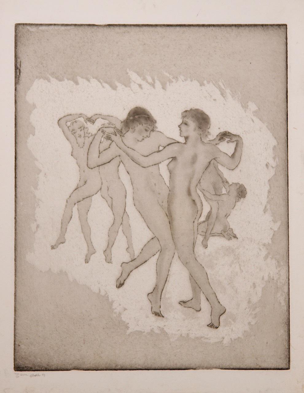 Dancing Nudes by Edouard Chimot