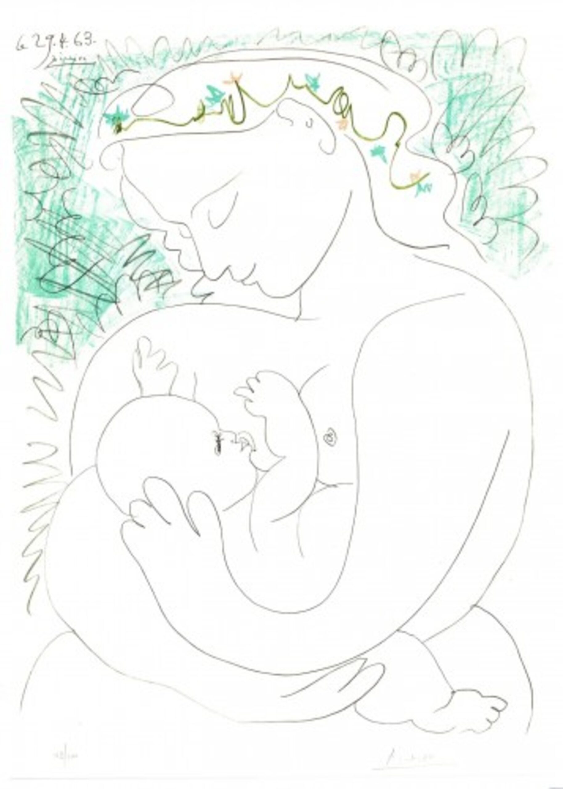 Grand Maternity by Pablo Picasso