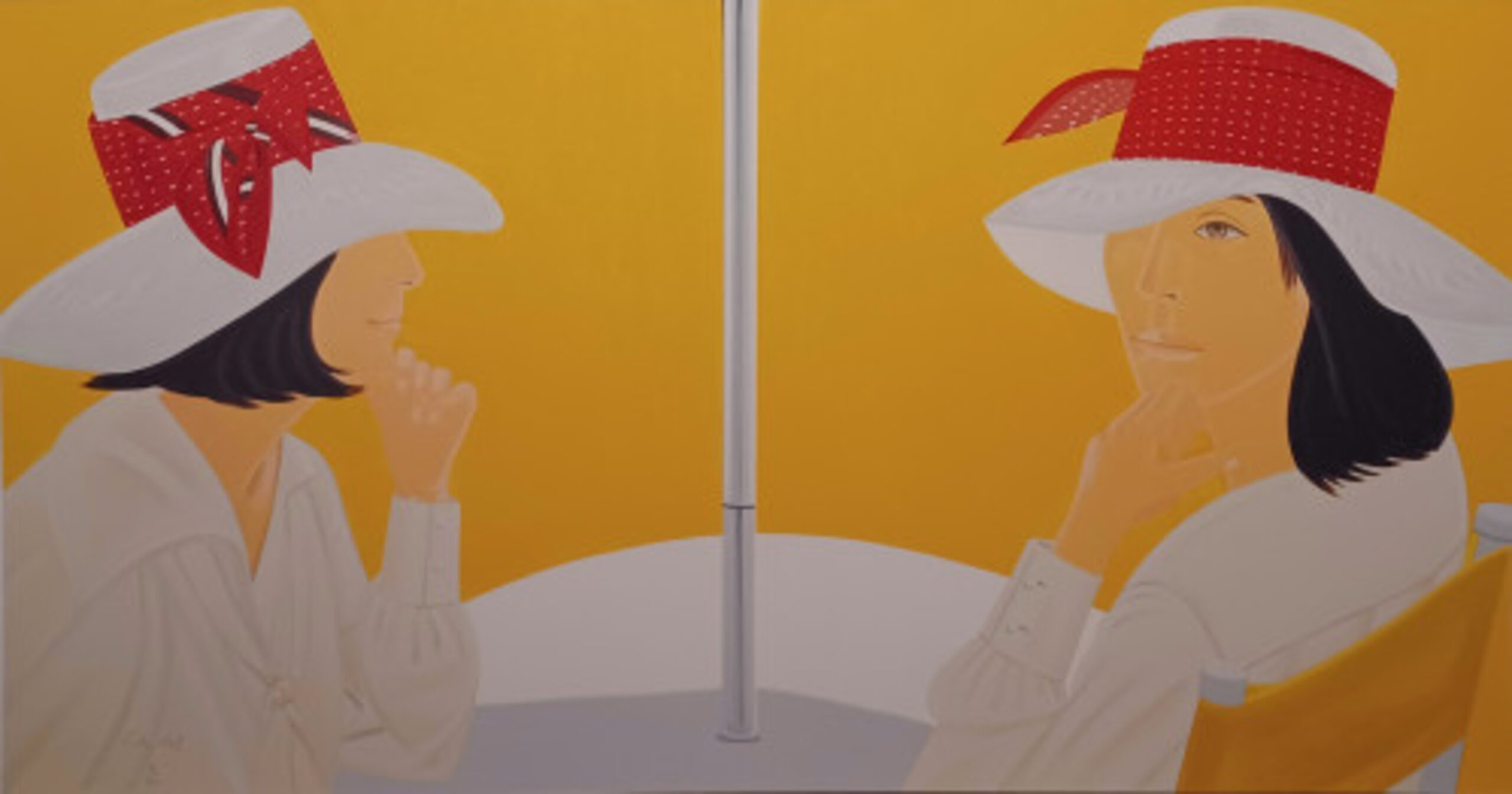 The Red Band by Alex Katz