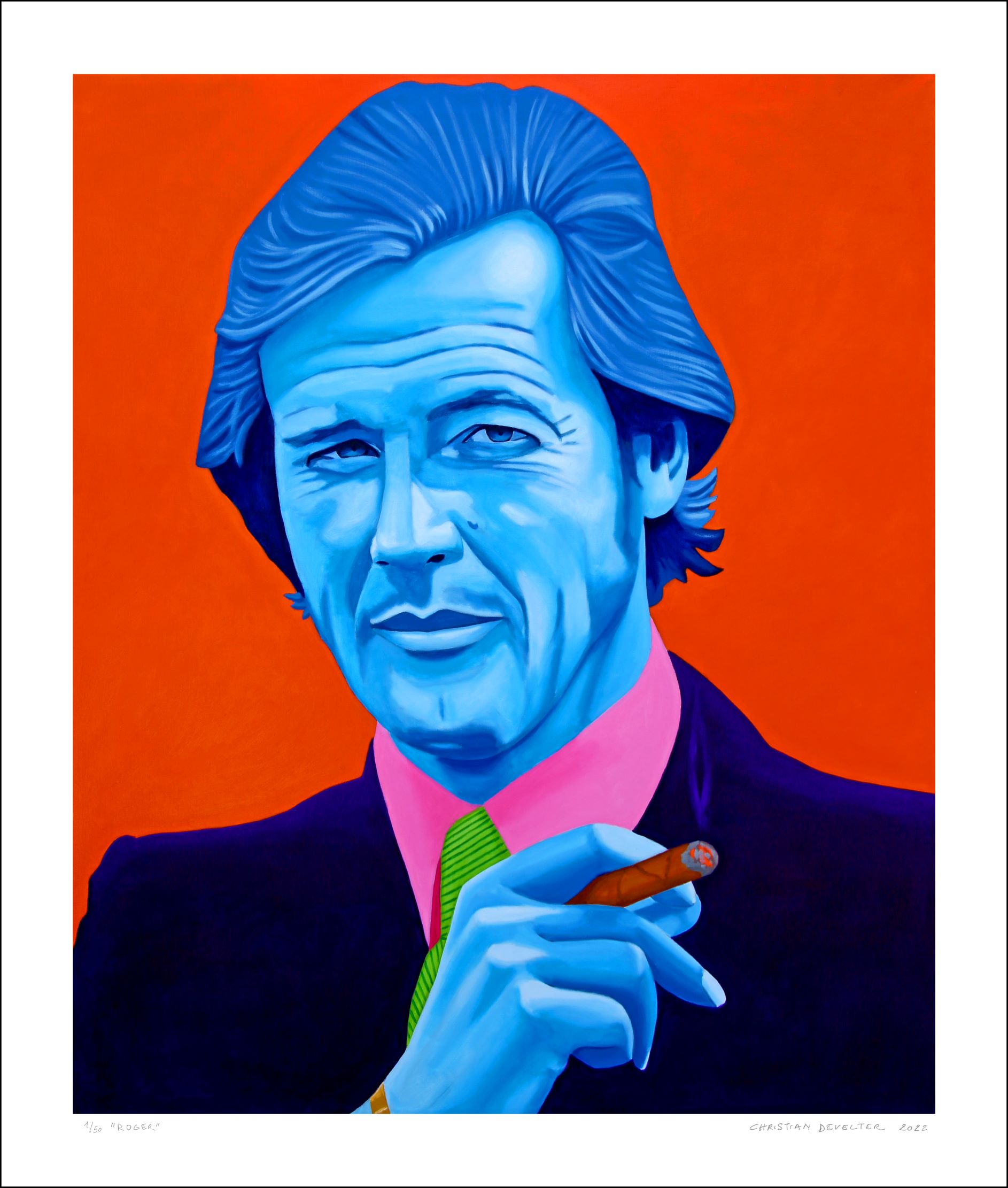 ‘Roger’ Limited Edition Lithograph by Christian Develter