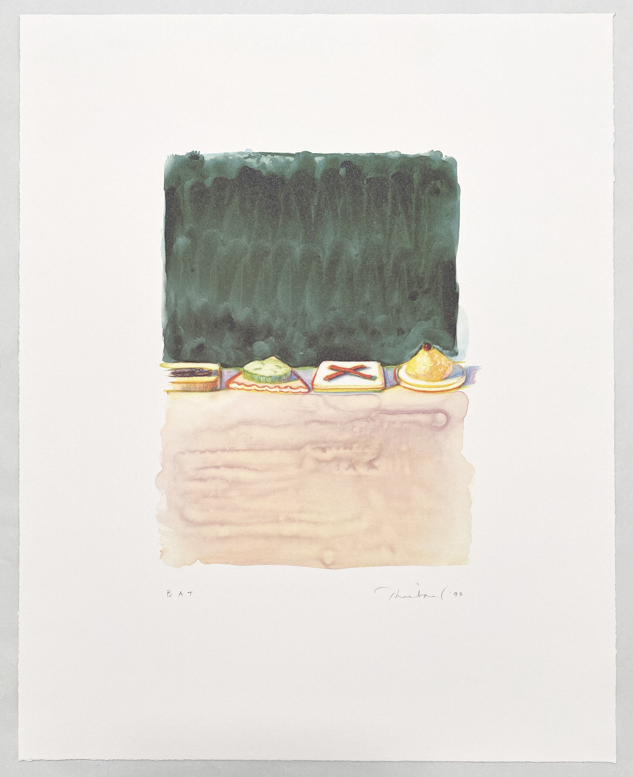 Hors d’Oeuvres, from The Physiology of Taste by Wayne Thiebaud