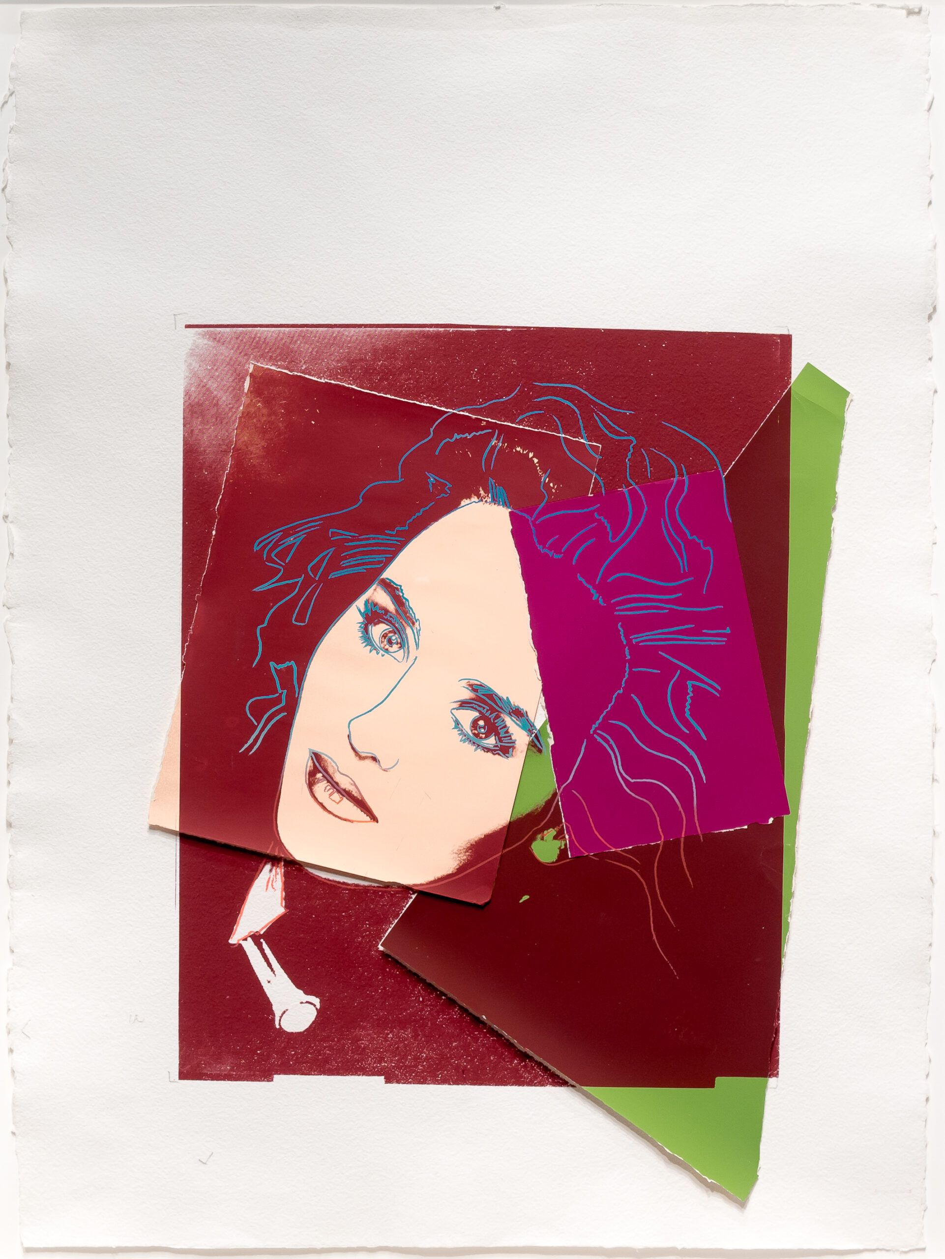 Portrait of Isabelle Adjani by Andy Warhol