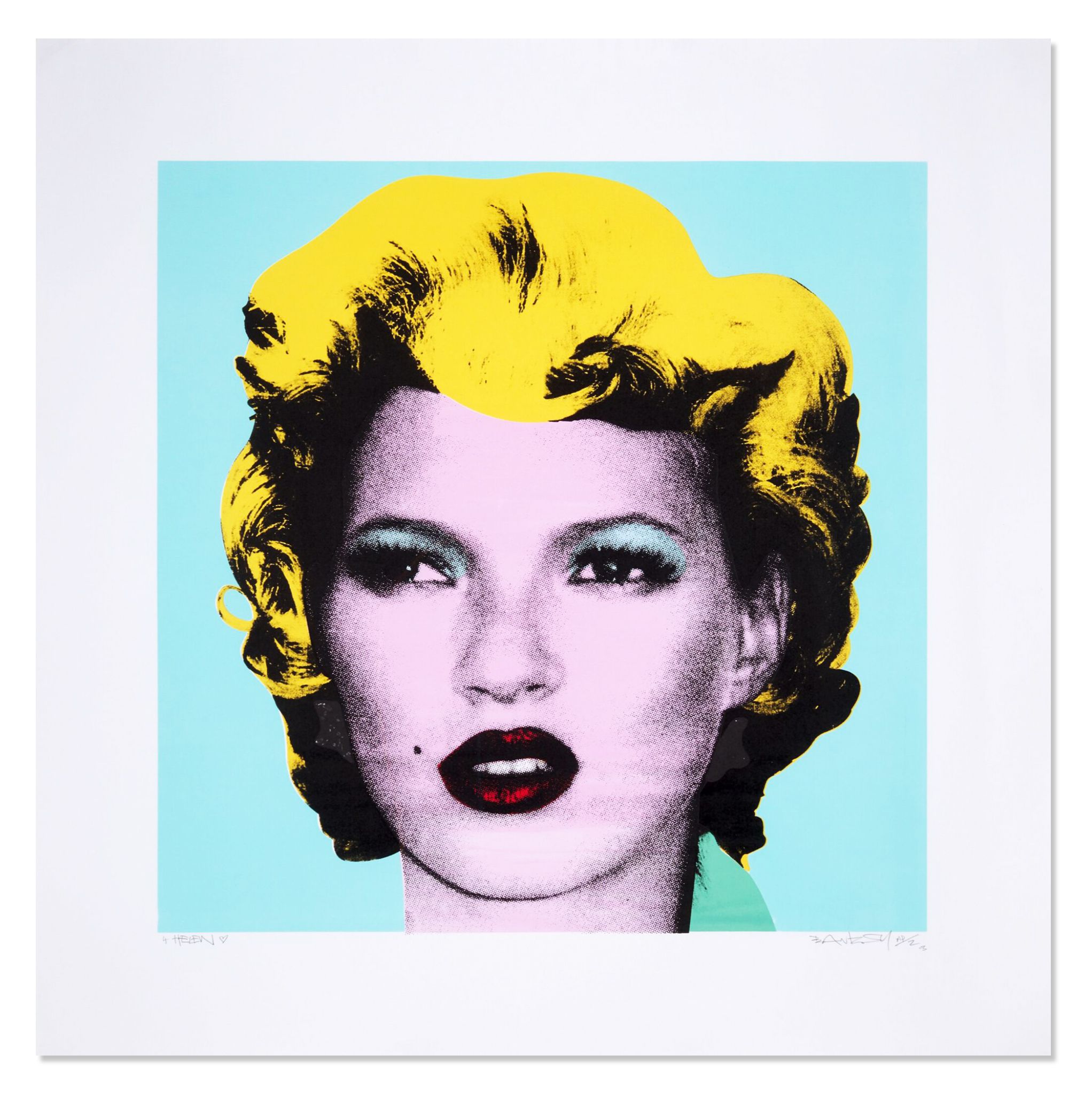 Kate Moss (Original Colourway) by Banksy