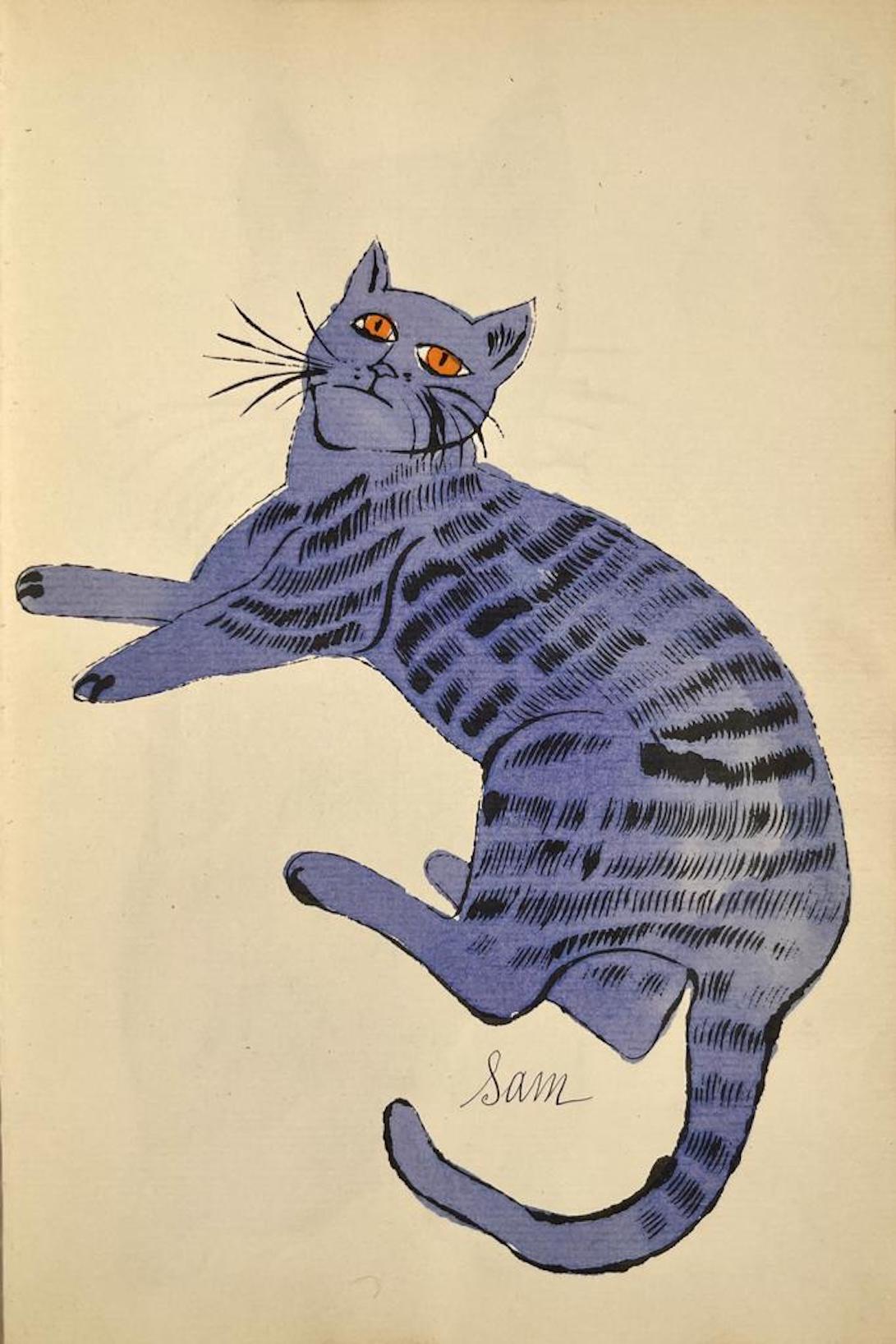 25 Cats Name[d] Sam and One Blue Pussy, IV.52B by Andy Warhol