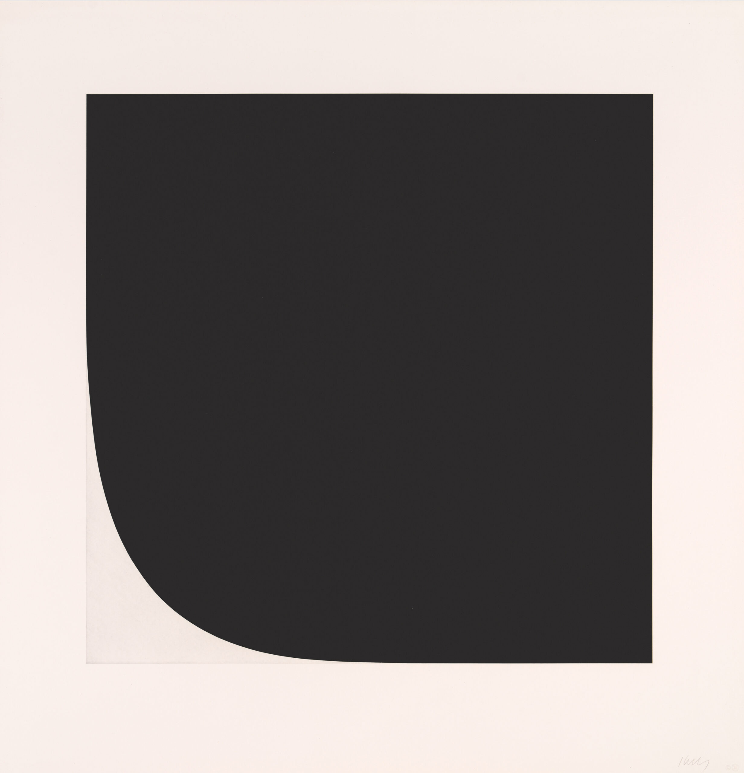 Black Variation V by Ellsworth Kelly