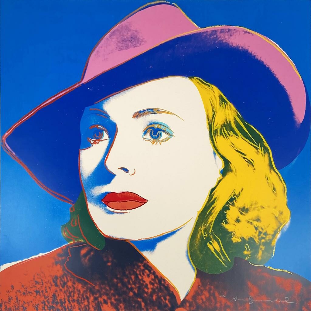 Ingrid With Hat, II.315 from Ingrid Bergman by Andy Warhol