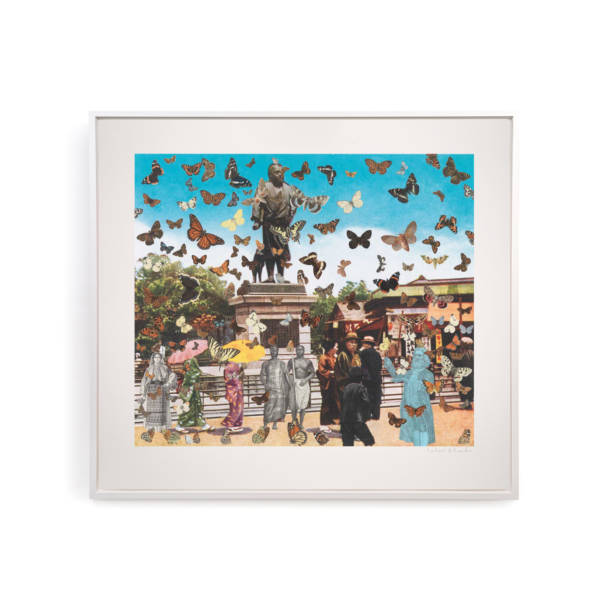 Homage To Damien Hirst: Butterfly Man In Tokyo by Peter Blake