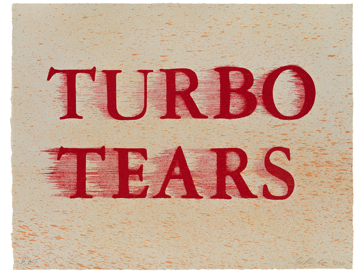 Turbo Tears by Ed Ruscha