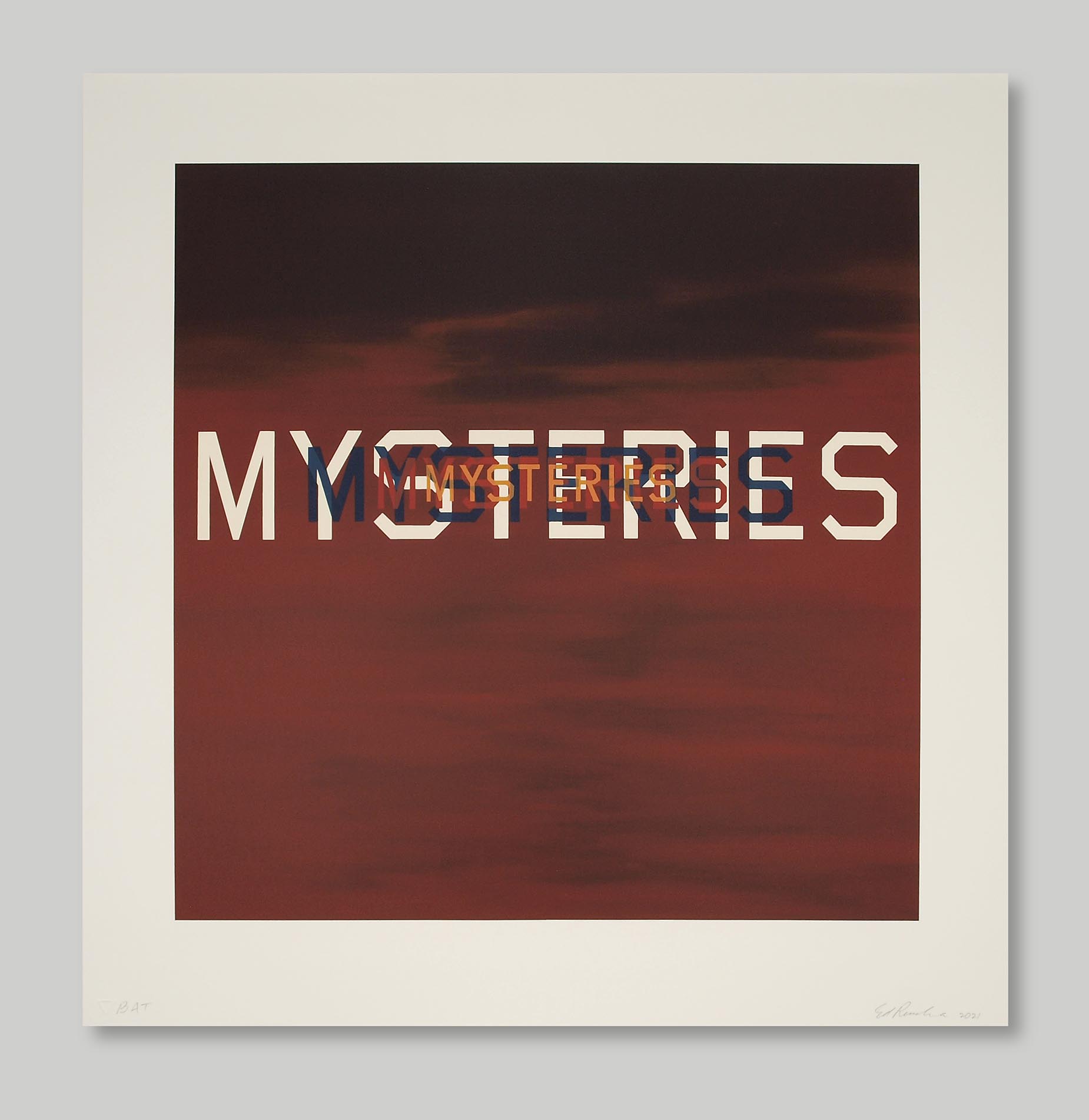 Mysteries by Ed Ruscha