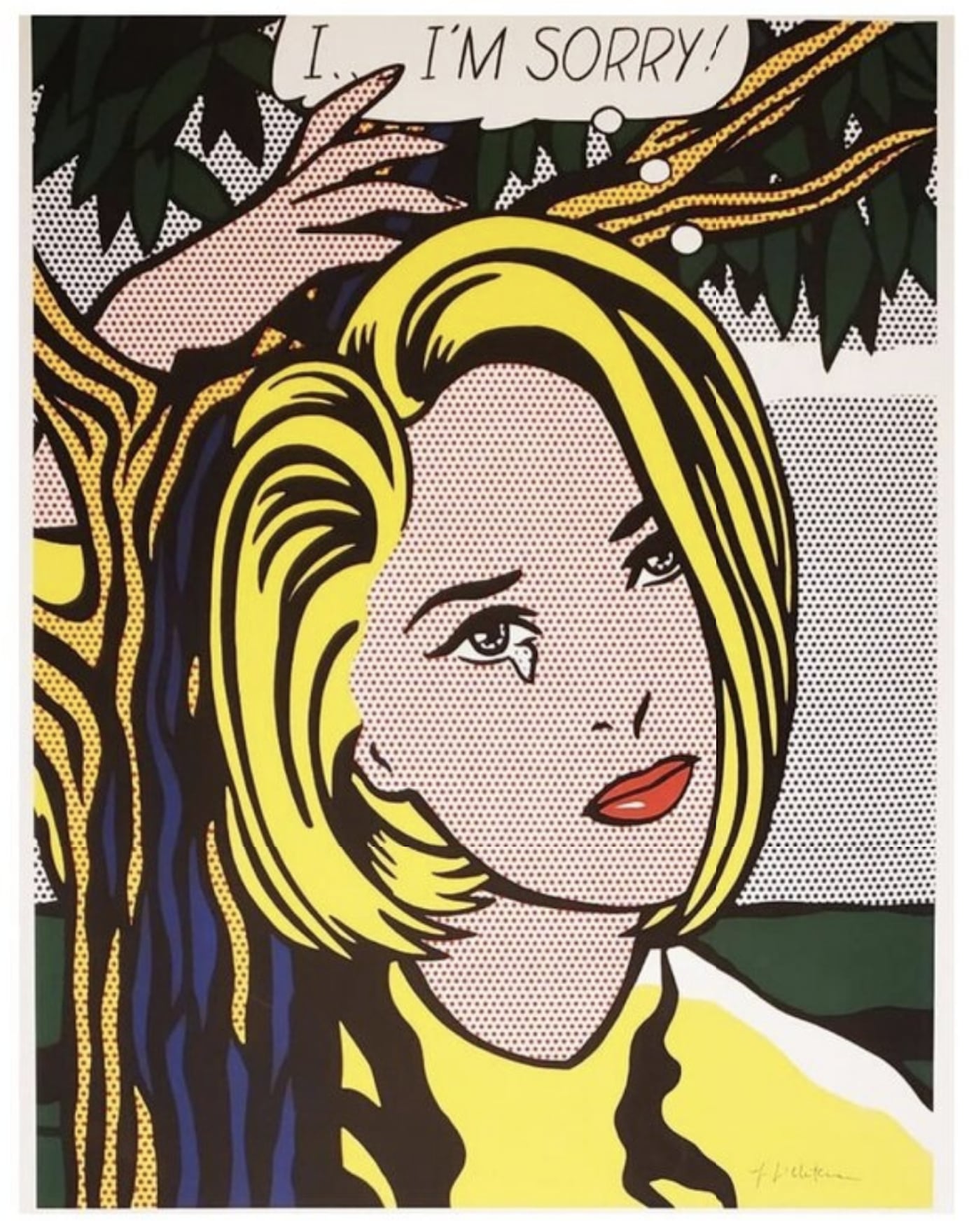 I…I’m Sorry by Roy Lichtenstein