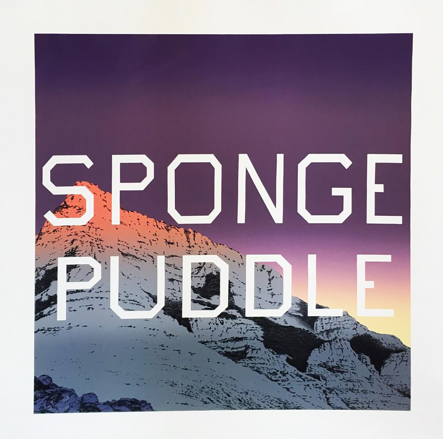 Sponge Puddle by Ed Ruscha