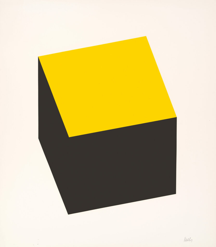 Yellow Black by Ellsworth Kelly