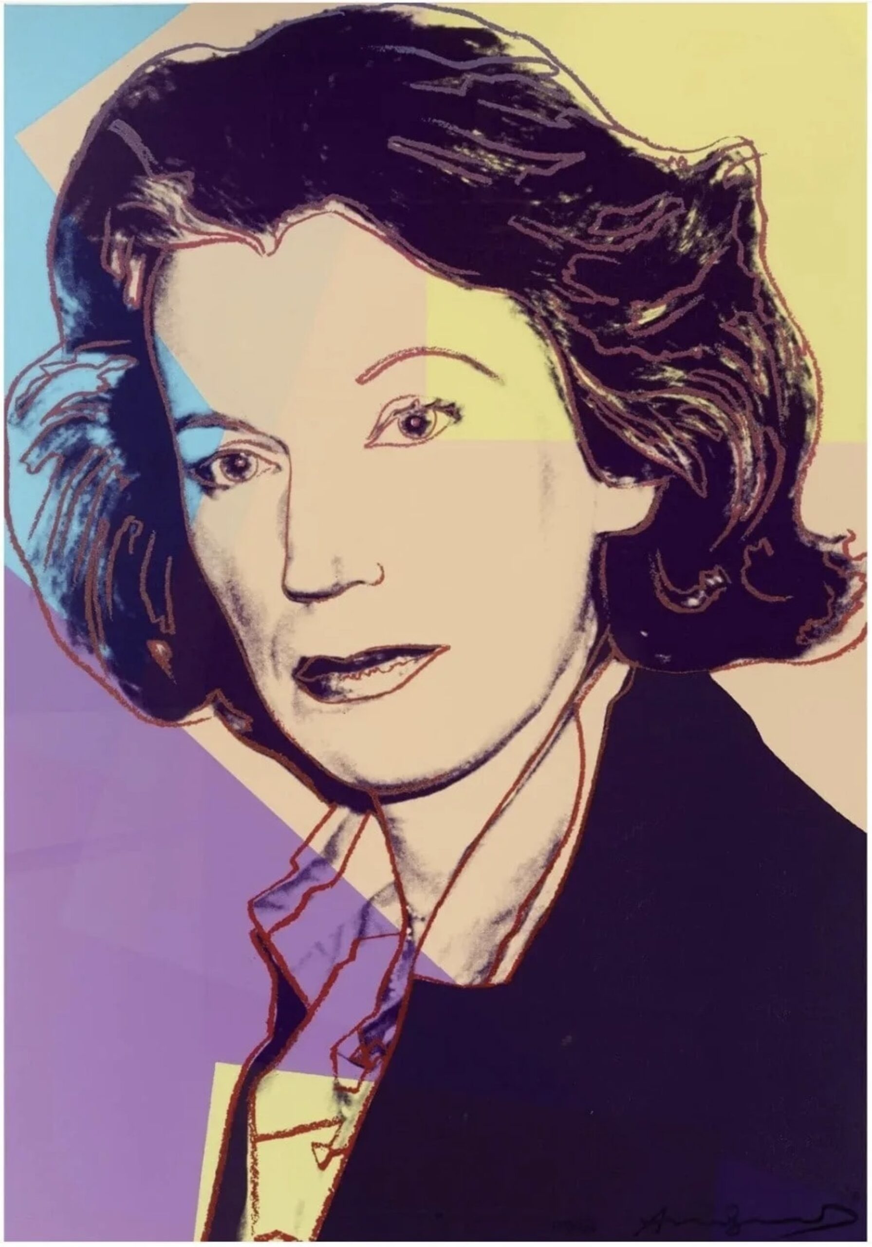 Mildred Scheel by Andy Warhol