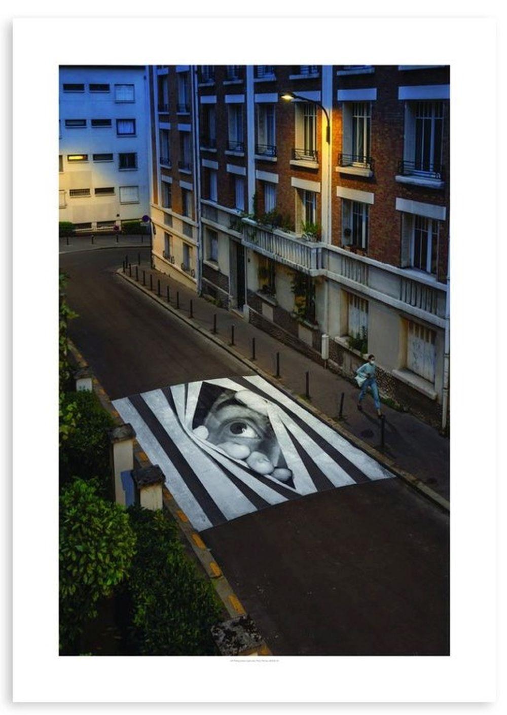 Finding Hope, Night View, Paris by JR