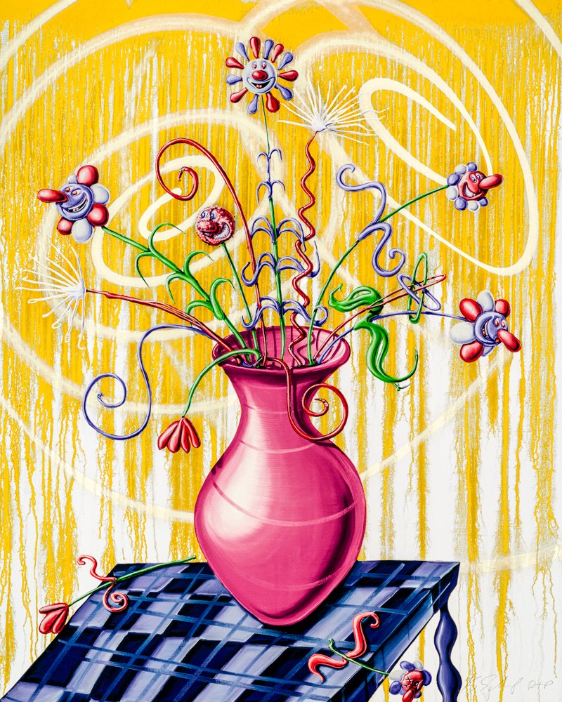 Big Flores Yellow kenny scharf