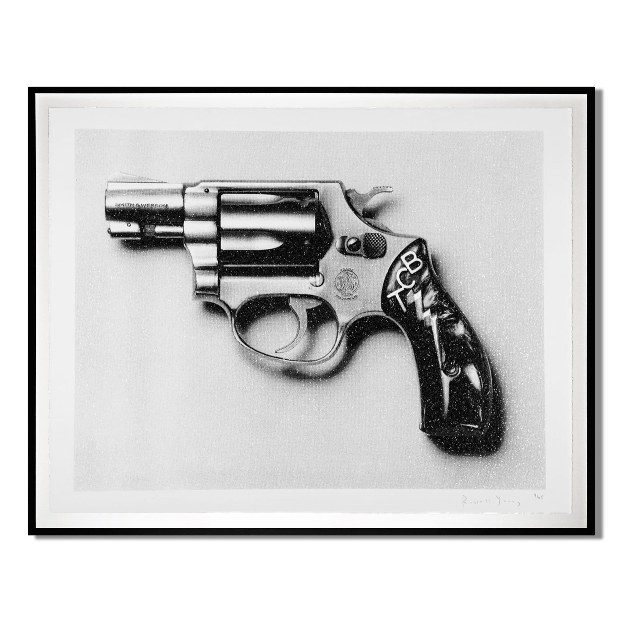 Elvis TCB Pistol by Russell Young