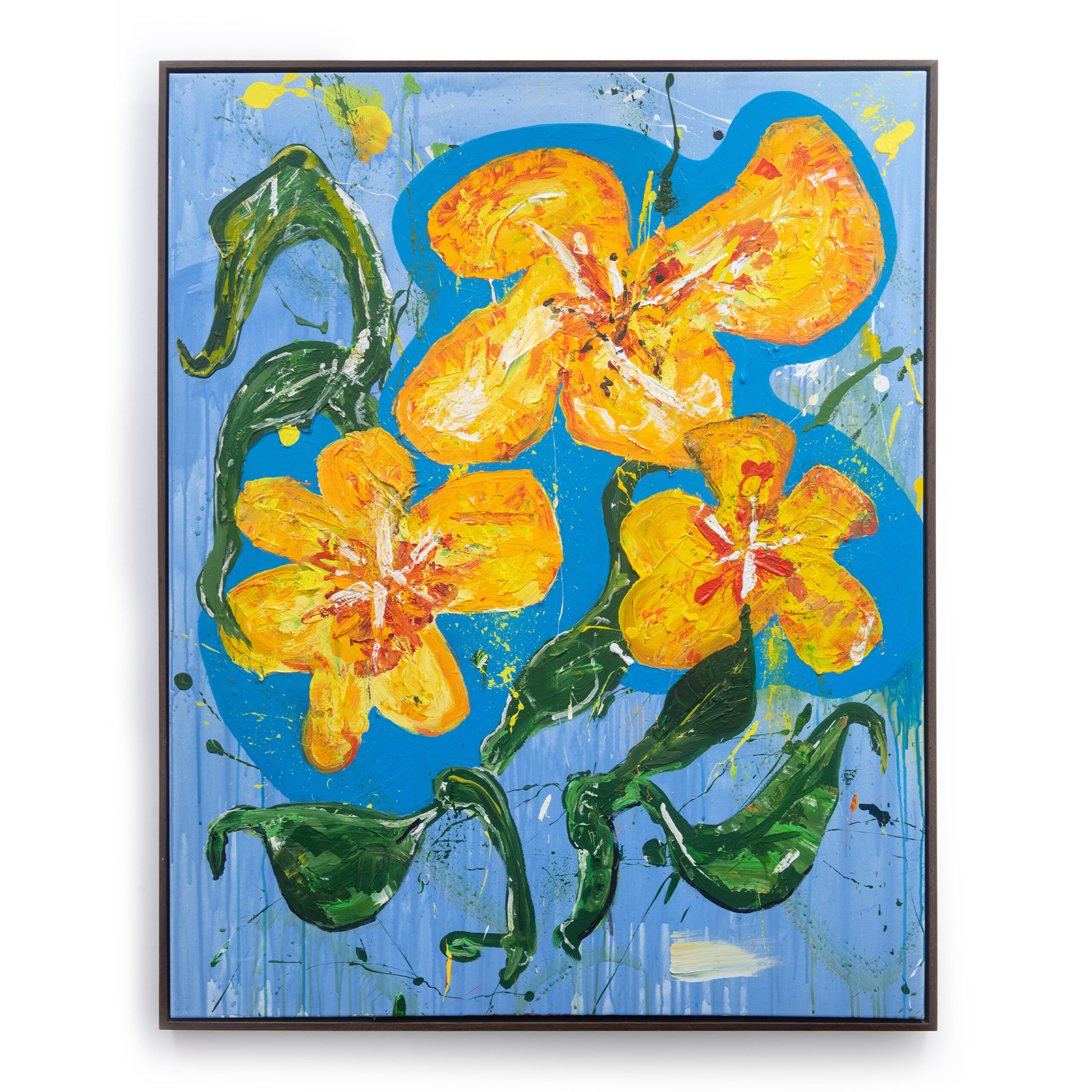 Flower Duet – Yellow by Thomas James Butler