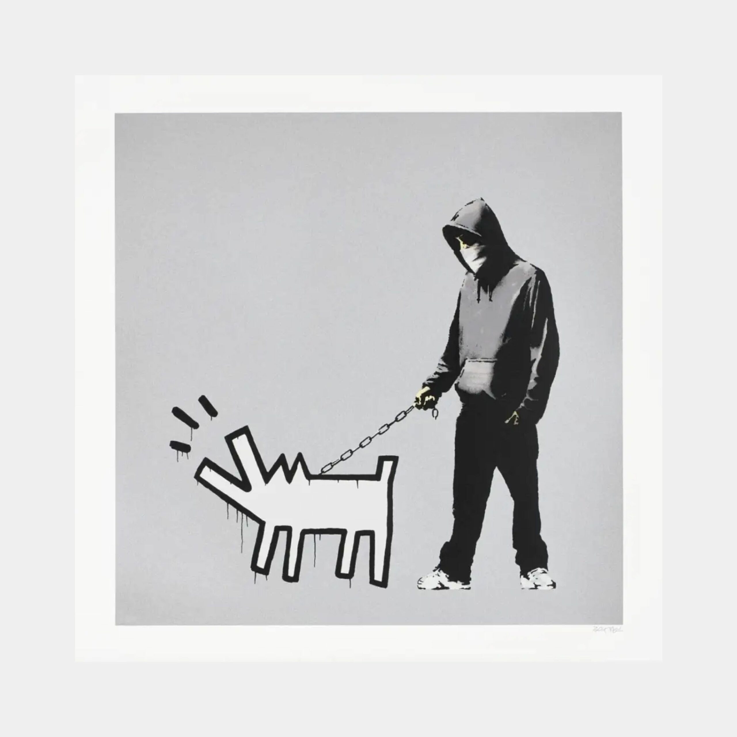 Choose Your Weapon (Silver) by Banksy