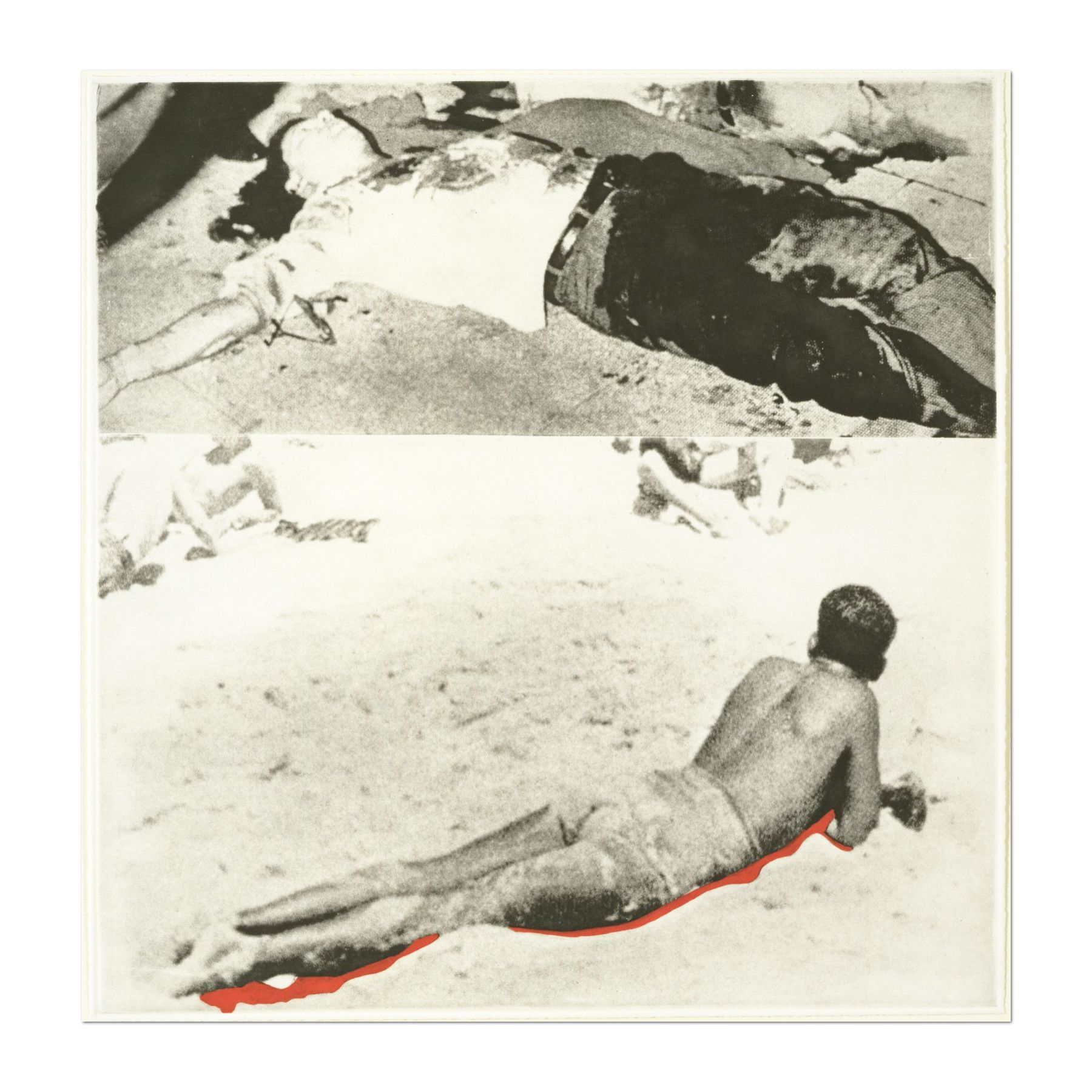 Two Figures (One with Shadow) from Hegel’s Cellar Portfolio by John Baldessari