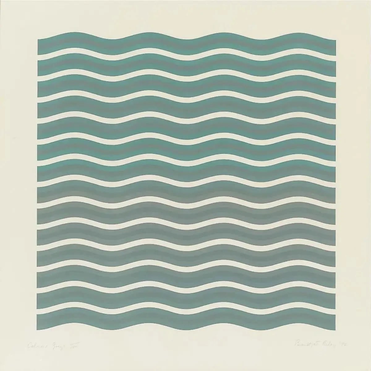 Coloured Greys 2 by Bridget Riley