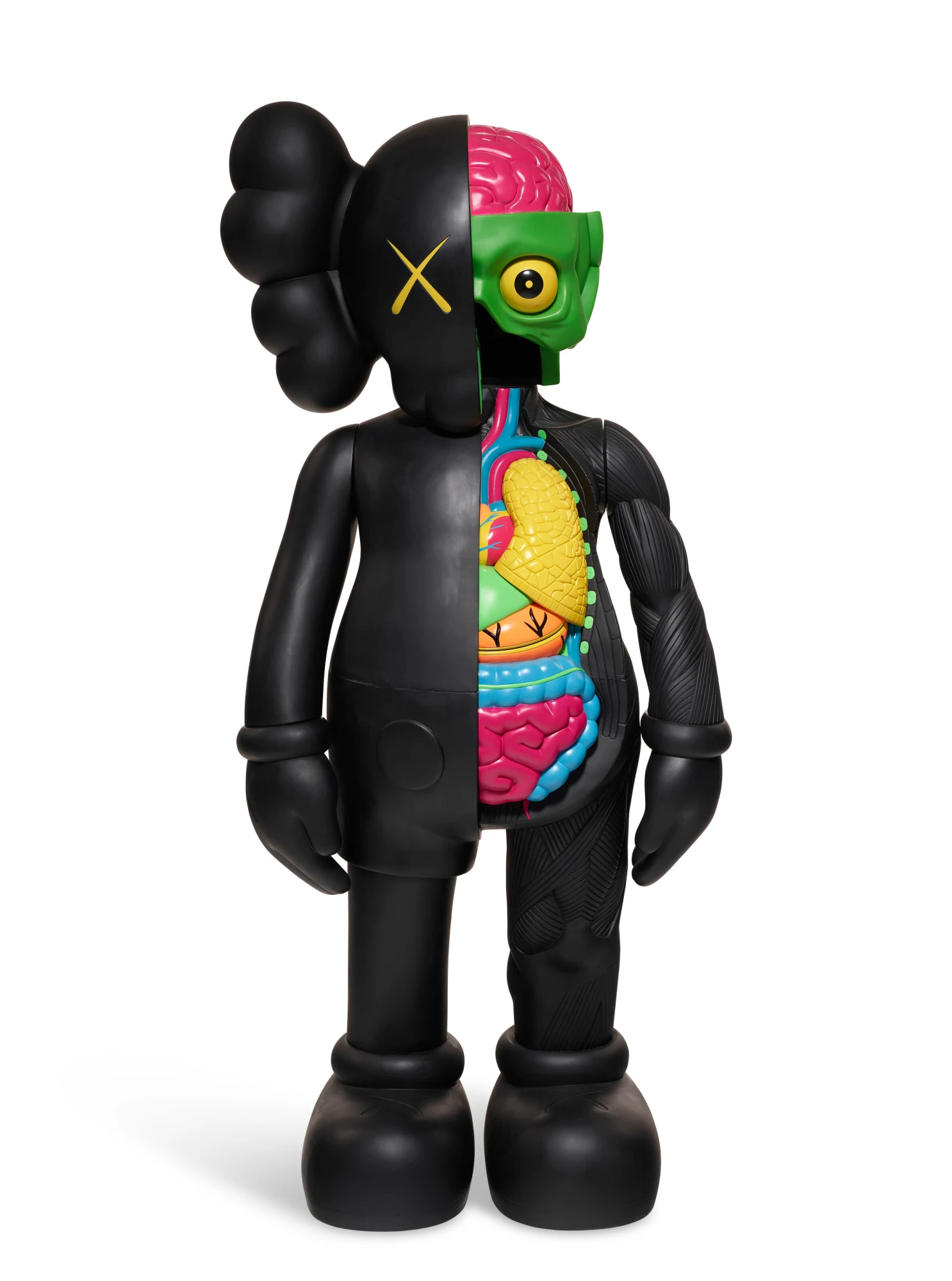 Four Foot Companion – Black Dissected by KAWS