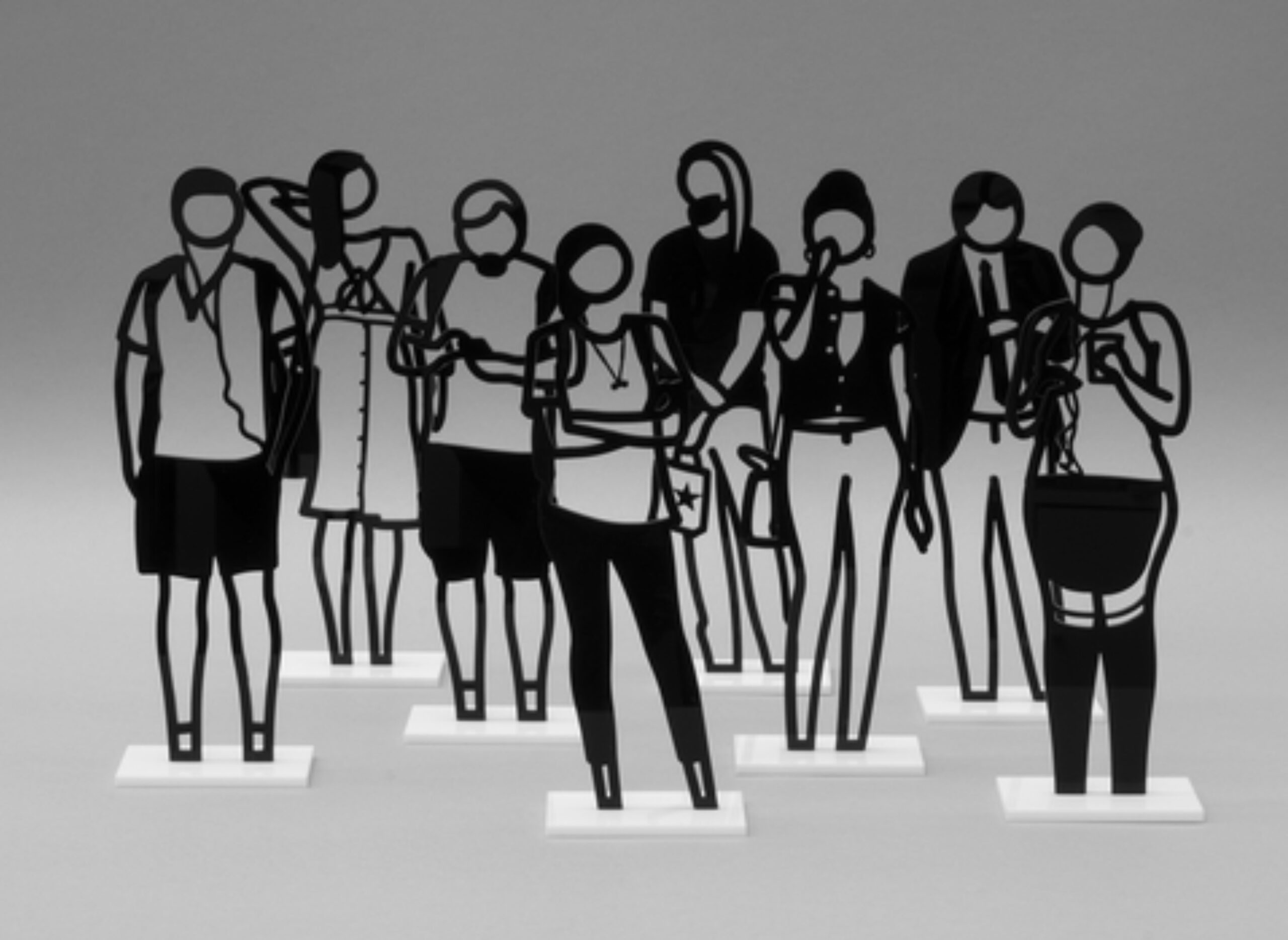 Boston Statuettes (full set of 8) by Julian Opie