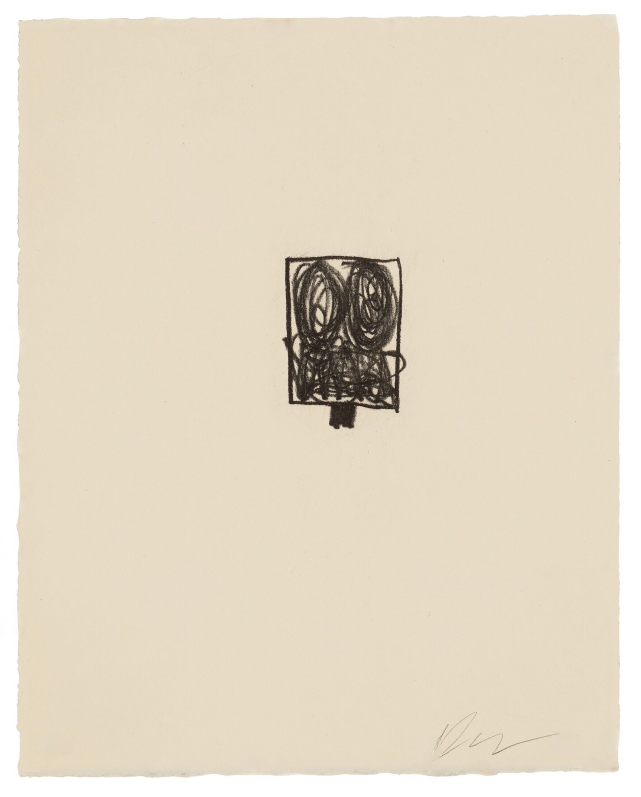 Untitled (Small Anxious Man) by Rashid Johnson