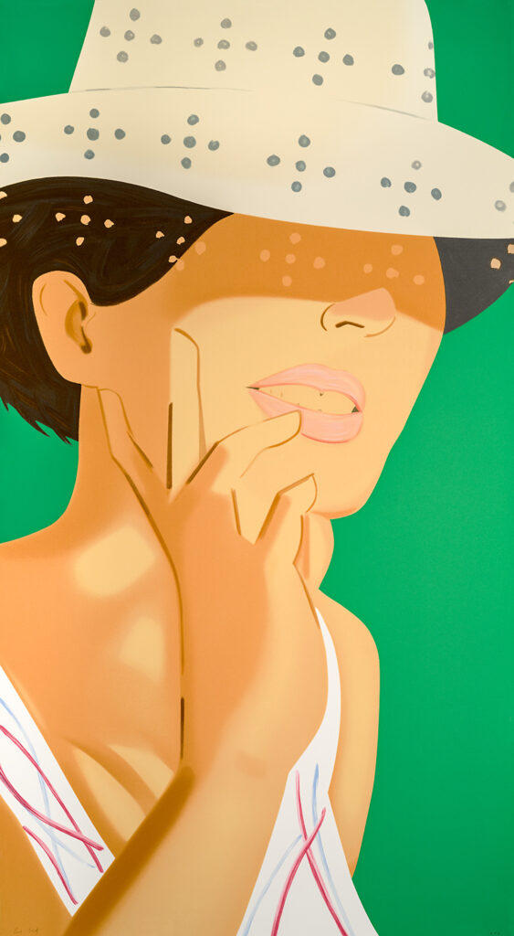 Straw Hat Vivien, 2021, Alex Katz