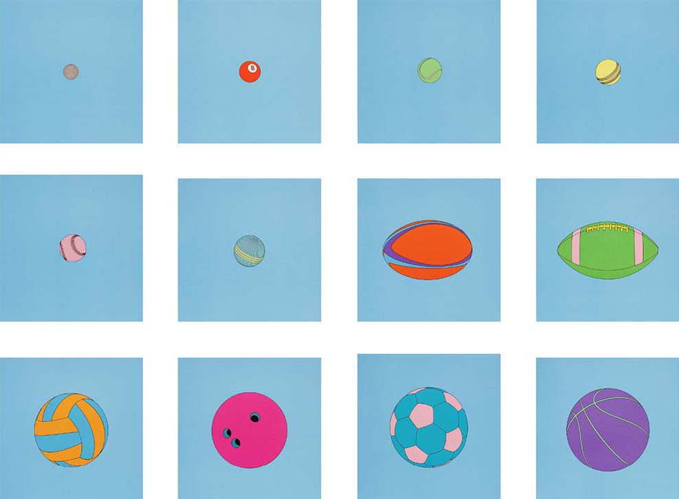 Sports Balls, 2019, Michael Craig-Martin