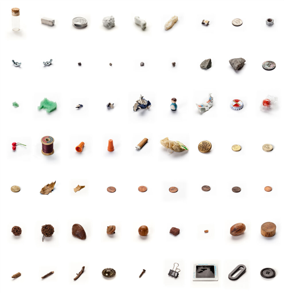 63 Objects Taken From My Son’s Mouth, 2023, Lenka Clayton