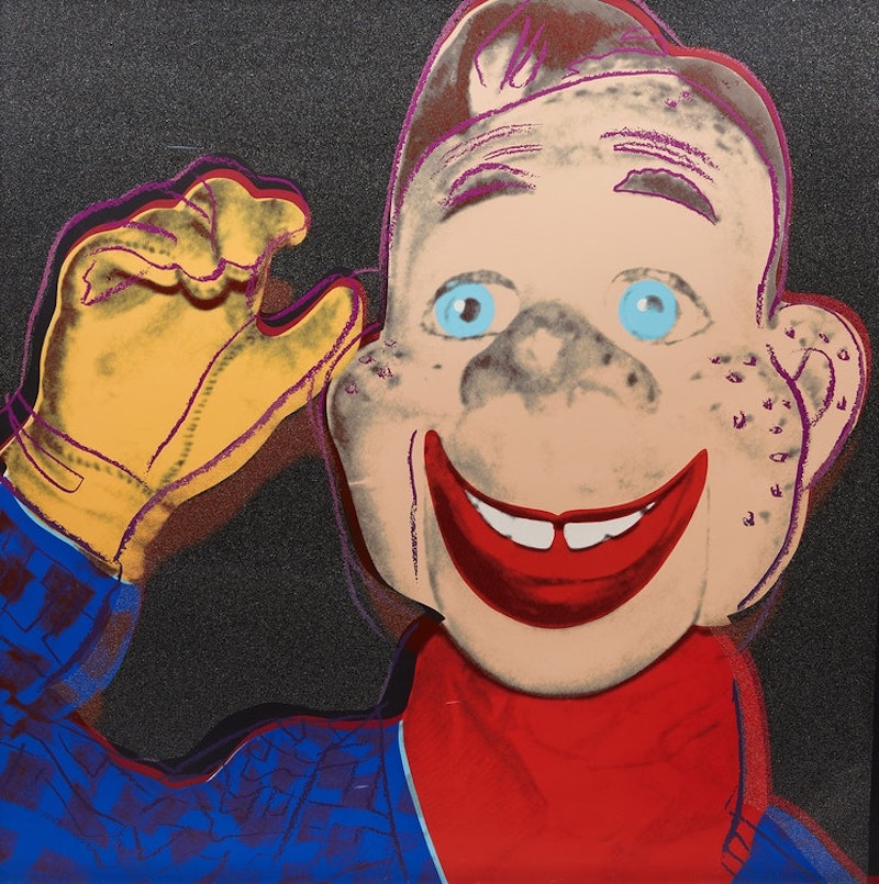 Howdy Doody, 1981, Andy Warhol