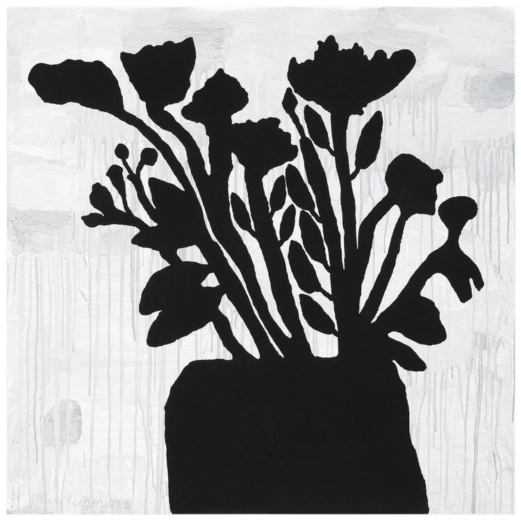 Flowers In Vase, 2009, Donald Sultan, Maune Contemporary