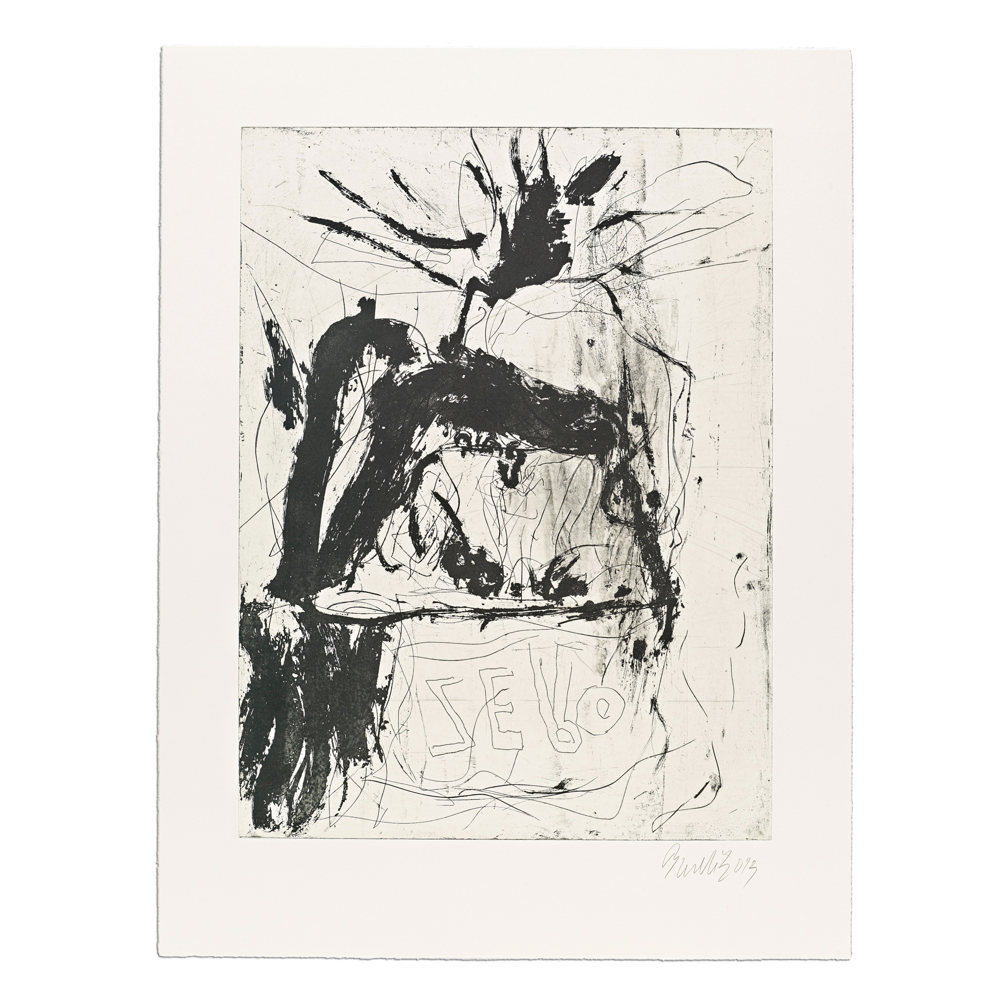 Farewell Bill #7 by Georg Baselitz