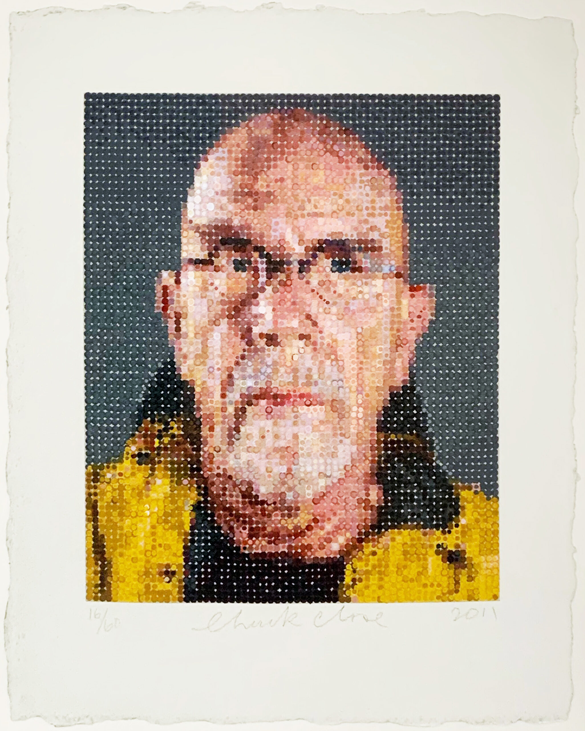 Self Portrait (1) by Chuck Close