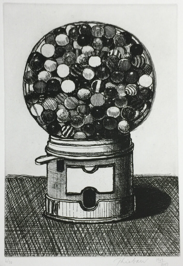 Dark Gumball Machine, 1964, Wayne Thiebaud