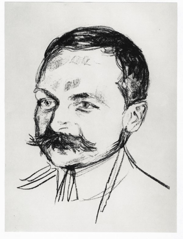 Bildnis Dr. Wilhelm Wartmann, 1922, Edvard Munch