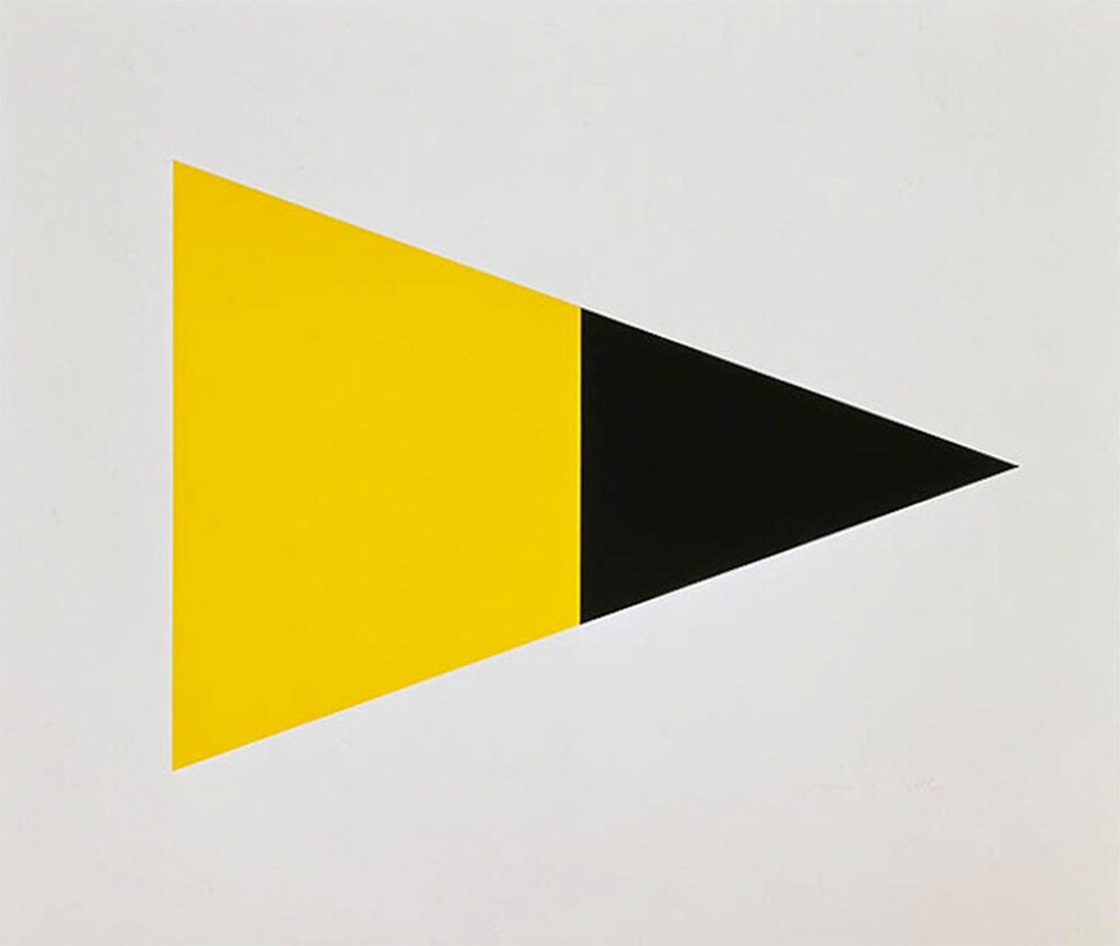 Black Yellow, 1970, Ellsworth Kelly