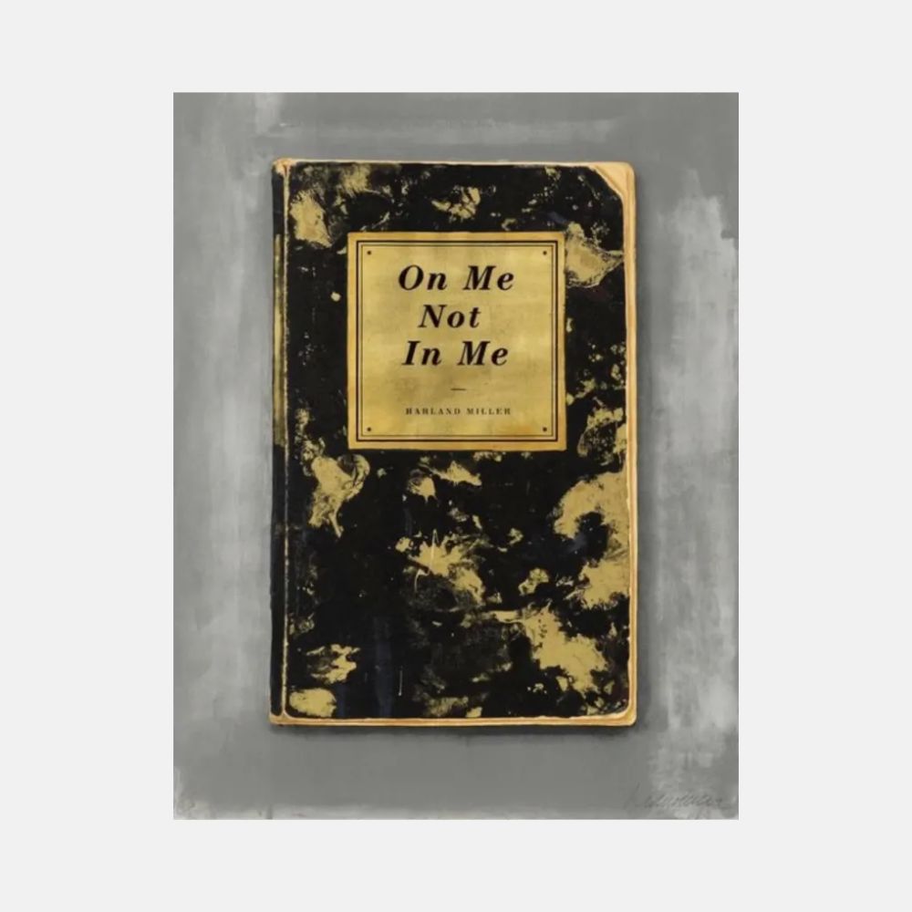 On Me Not In Me (from I Am In The Detail portfolio) by Harland Miller