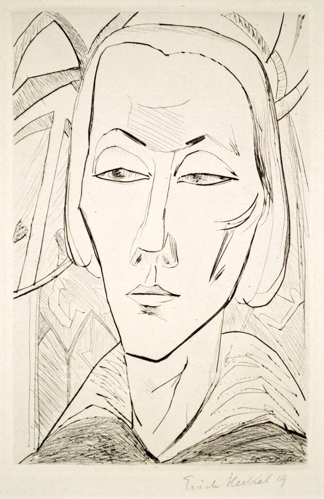 Mädchenbildnis (Portrait of a Girl), 1919, Erich Heckel, Galerie Henze & Ketterer