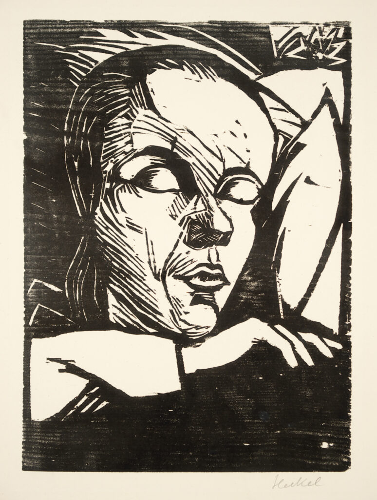 Schlafende (Sleeping), 1922, Erich Heckel