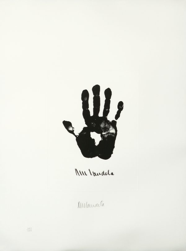 Hand of Africa, Nelson Mandela, Belgravia Gallery